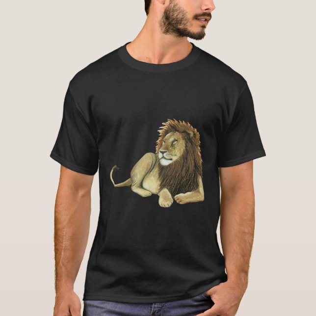 T-shirt Lion zodiac astrologie signe d'anniversaire (Devant)