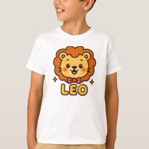 T-shirt Lion Zodiac Cute Leo - Dessin Astrologie