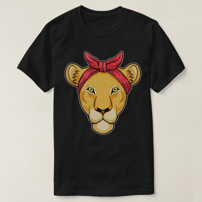 T-shirt Lionalité avec le ruban rouge (Design devant)