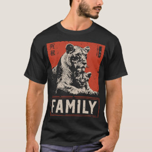 T-shirt Lioness and Cub - Fierce Love in the Wild