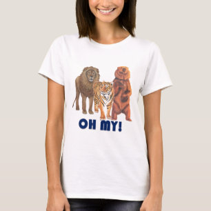 T-shirt Lions et tigres et ours oh mes !