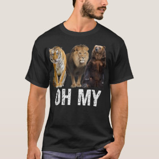 T-shirt Lions et tigres et ours Oh Mon assis ensemble