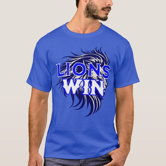 T-SHIRT LIONS WIN (Devant)