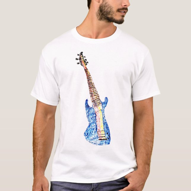 T-shirt Liquid Guitar (Devant)