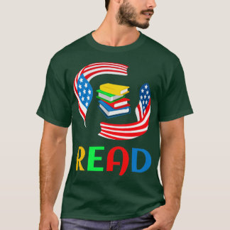 T-shirt Lire à travers l'Amérique