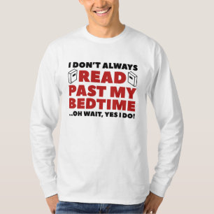 T-shirt Lire après l'heure du coucher