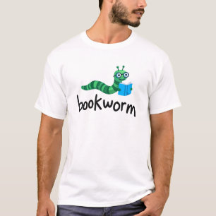 T-shirt Lire Buddy Cute Bookwort Avec Livre