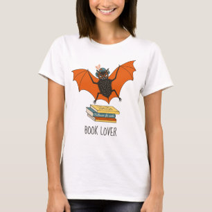 T-shirt Lire Chauve-Souris   Bibliothécaire fantaisiste av