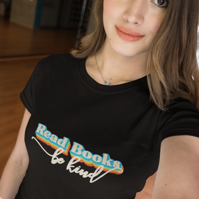 T-shirt Lire des livres être un style rétro Design (Créateur téléchargé)