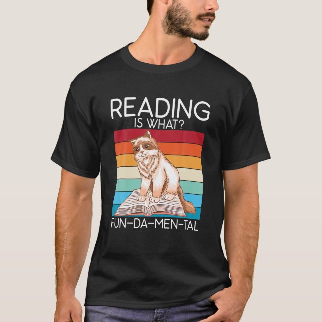 T-shirt Lire Est Ce Qui Fondamentalement Louveur De Livre (Devant)