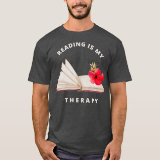 T-shirt Lire est ma thérapie 45