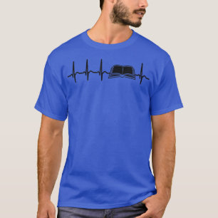 T-shirt Lire Heart Love Cool Bibliothécaire Bibliothèque L