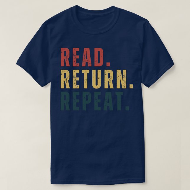 T-SHIRT LIRE LA RÉPÉTITION DE RENVOI 9 (Design devant)