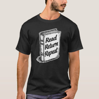 T-shirt Lire la répétition de retour