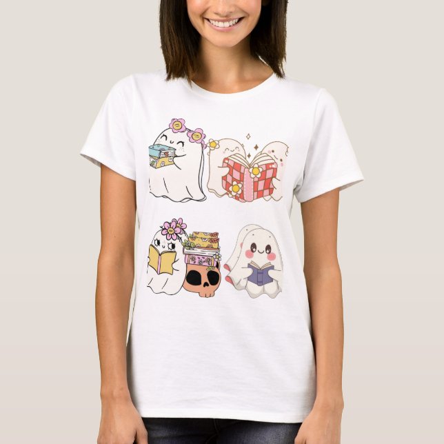 T-shirt Lire les fantômes (Devant)