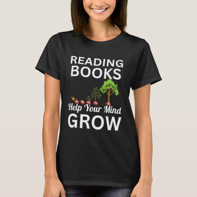 T-shirt Lire Les Livres D'Enseignant Aidez Votre Mineur À  (Devant)