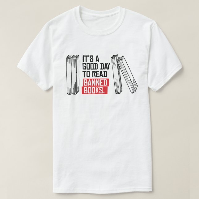 T-shirt Lire les livres interdits (Design devant)