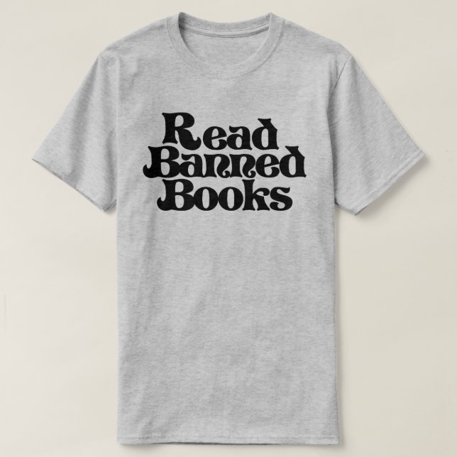 T-shirt Lire les livres interdits (Design devant)