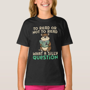 T-shirt Lire ou ne pas lire, Capybara drôle amateur de liv