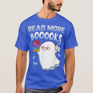 T-shirt Lire Plus Boooooooks Jote Ghost Lire Plus Booooooo