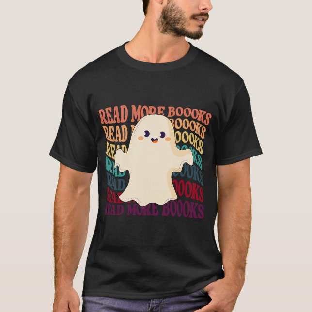 T-shirt Lire plus Livres halloween (Devant)