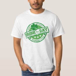 T-shirt L'Irlandais de St Patrick drôle pendant un jour