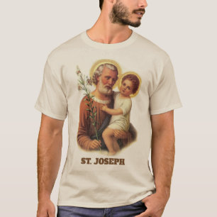 T-shirt Lis traditionnels de Jésus d'enfant de St Joseph