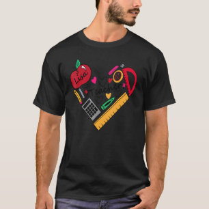 T-shirt Lisa Enseignant Retour À L'École
