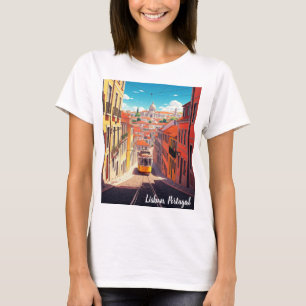 T-shirt Lisbonne Portugal Style Anime