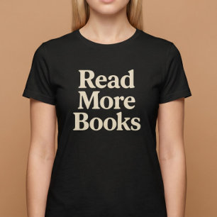 T-shirt Lisez plus de livres