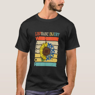 T-shirt Lisfranc Blessure Survivant Chirurgie Guerrier Shi