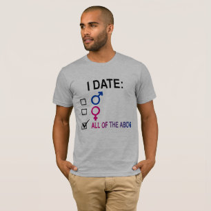 T-shirt Liste de contrôle bisexuelle de préférence de