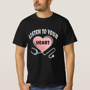 T-shirt Liste de l'art de la loi stéthoscope