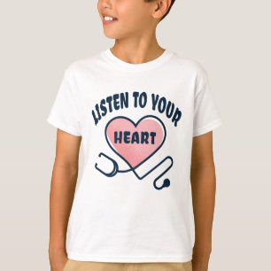 T-shirt Liste de l'art de la loi stéthoscope