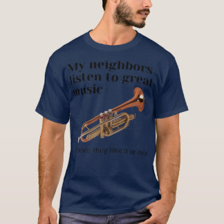 T-shirt Liste de My Neighbors de Great Music Trumpet