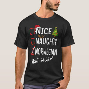 T-shirt Liste de Noël Xmas Chapeau de Père Noël T-shirts,