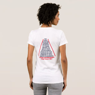 T-shirt Liste des crimes et délits graves et des délits mi