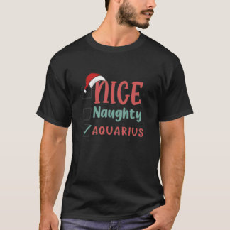 T-shirt Liste des gentils et des vilains Signe astrologiqu