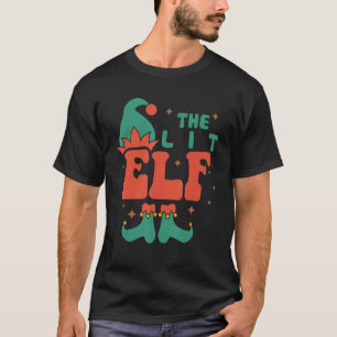 T-shirt Lit Elf Famille Correspondant Noël Pjs Drôle