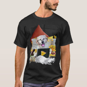 T-shirt Lit Golden Retriever pour Chien Ordinateur Portabl