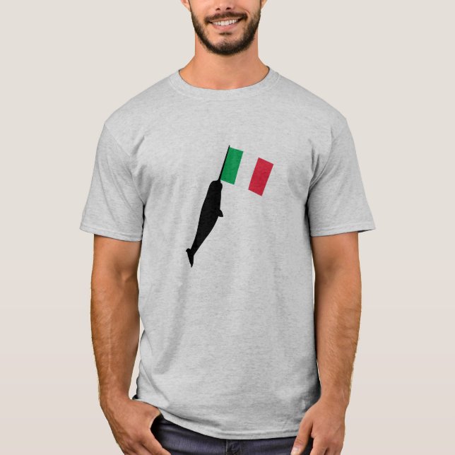 T-shirt l'Italie Narwhal (Devant)