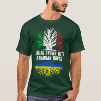 T-shirt L'italien grandit avec les racines ukrainiennes dr