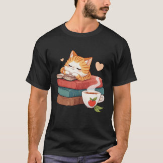T-shirt Literary Catnap