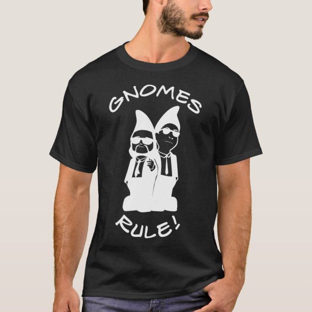 T-shirt LitRPG  Gnomes Rule  (Devant)