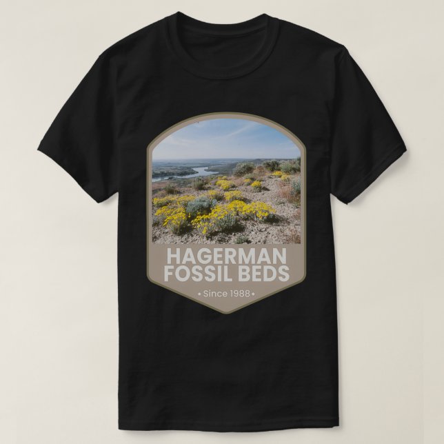 T-shirt Lits Fossil Hagerman (Design devant)