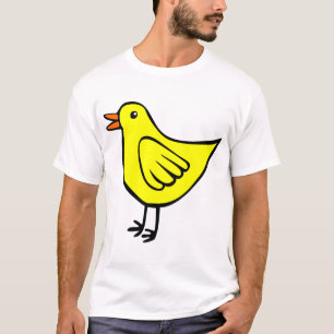T-shirt Little Bird - Jaune