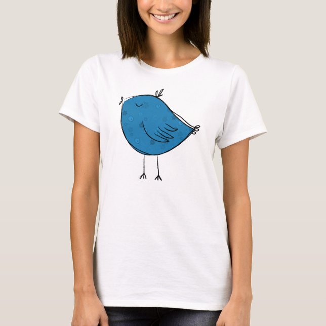 T-shirt little blue bird (Devant)