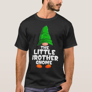 T-shirt Little Brother Gnome Matching Family Group Christa