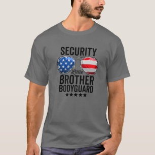 T-shirt Little Brother Security Drôle Big Brother Security