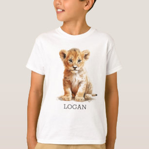 T-shirt Little Explorer - Lion Cub personnalisé